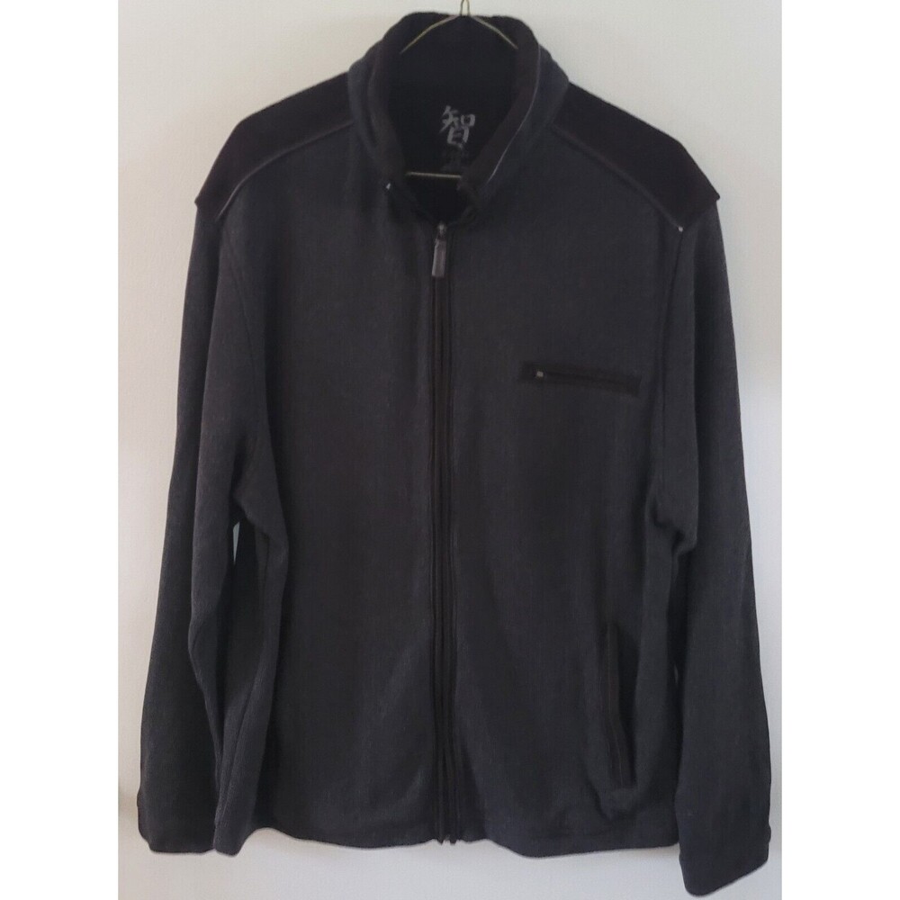Nicoby Men's Jacket Black Size LARGE
